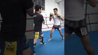 Muay Thai Padwork In Oakland With Robert Fairtex And Arian Esparza  #muaythailife