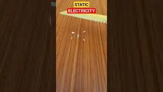 Static Electricity Experiment using Comb and paper pics 🤣🤯😱