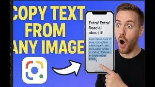 Stop Copy Paste Madness! How to Copy Text from ANY Image Google Lens + iPhone Live Text