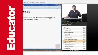 PHP: Variable Scope