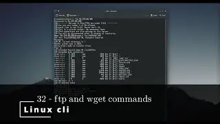 Linux CLI 32 🐧 ftp and wget commands