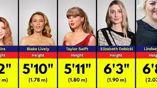 Shocking Heights of Female Celebrities in 2025