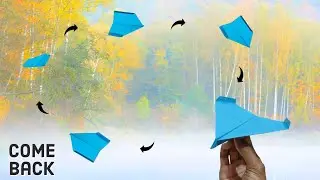 How to Make Flying Boomerang Paper Plane | Boomerang Paper King | Boomerang Plane