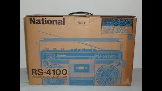 NATIONAL RS-4100 Stereo Radio Cassette Recorder