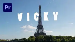 How To Add TEXT Behind OBJECTS In Premiere Pro