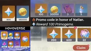 NATLAN UPDATES!! NEW PROMO CODE, REWARDS, PRIMOGEMS, AND CHARACTER LEAKS REVEALED! - Genshin Impact