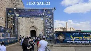 Shavuot in the Old City of Jerusalem. Israel 2026.