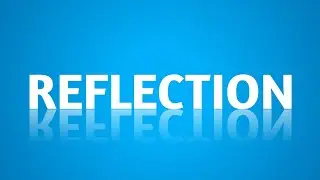 Text Reflection Effect in pixellab