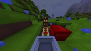 The Longest Minecraft Railway in The New Nether Update (6000+ blocks) • Record