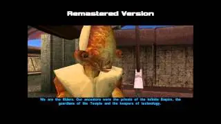 Star Wars: Knight's of the Old Republic Remastered HD Gameplay Comparison