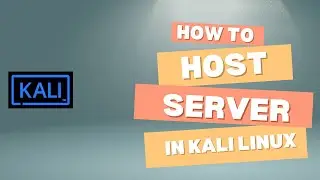 How to host server using python ||kali linux||