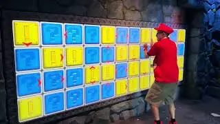 Day 1 - Patrick In Thwomp Panel Panic at Super Nintendo World - 2024