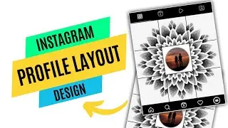 instagram profile design,make instgram profile layout design 2022 || Part-1