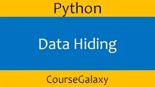 Data Hiding In Python