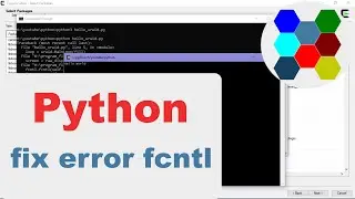 How To Fix Python Error fcntl On Windows