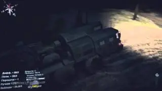 Military equipment and trucks on the roads of the USSR in 7310 MAZ game SpinTires