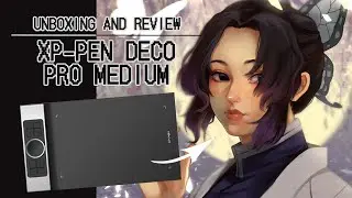 XP-Pen DECO PRO MEDIUM | PORTABLE PEN | TABLET 👏 REVIEW 👏