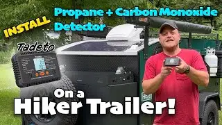 Install Tadeto Propane + Carbon Monoxide Gas Detector for RV's