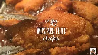 Crispy Mustard Fried Chicken Wings | Cook With Me