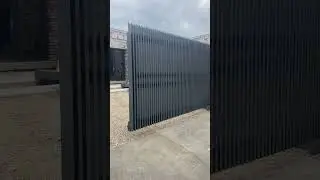 Проект для Москвы. Откатные ворота 2 тонны. Секция забора 12 м. Калитка. Скамейки.