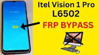 Itel Vision 1 Pro L6502 FRP Bypass Without PC Android 10#itell6502 #itelvision1 #frpbypass