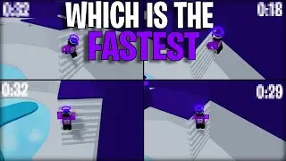 WHICH METHOD OF CLIMBING LADDERS IS FASTEST??? | TOWER OF HELL | ROBLOX