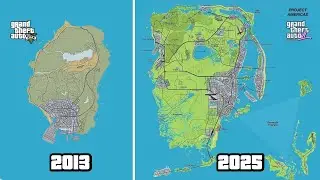המפה של GTA 6 הולכת להיות ענקית !