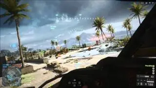 Battlefield 4 Killing chopper pilot and taking it! Sniper!