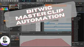 Looking at Bitwig's master track clip automation