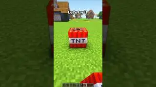 Leaked dirt Mega tnt in Minecraft😱 