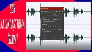 ADOBE AUDİTİON İLE SES KALINLAŞTIRMA İŞLEMİ