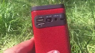 Стерео портативная колонка Bluetooth с USB и micro SD