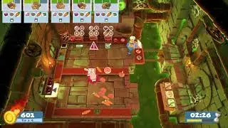 Overcooked 2 Night of the Hangry Horde 1-3 ⭐️⭐️ 4 stars ⭐️⭐️