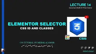 Element Selector Tutorial in Urdu/Hindi | governor sindh it course