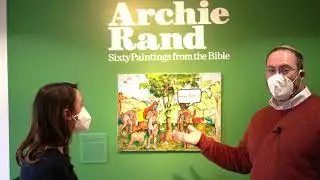Highlighting Archie Rand's Sixty Paintings from the Bible Exhibit at the Skirball Museum