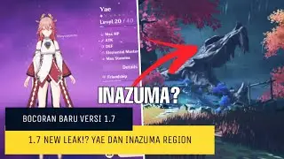 BOCORAN MAP INAZUMA DAN LEAK TERBARU 1.7 ADA CHARACTER BARU! - GENSHIN IMPACT INDONESIA