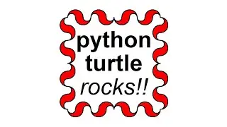 Simple Python Turtle Graphic and Code: Poster
