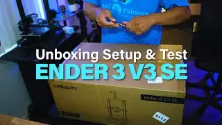 Unboxing Creality Ender 3 V3 SE Setup and Test