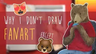 why I don't draw fanart (except for bears 😻)  - copic + color pencil speedpaint