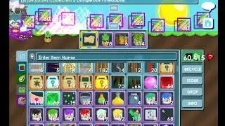 Growtopia | Breaking 50+ pineapple box and opening like 7 pine gacha thing (boring)