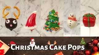 Christmas Cake Pops | Cute Cake Pops | Christmas Cake Pop Designs