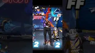 FREE FIRE VS STUDY #shorts #viralshorts