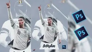 How to make a Jude Bellingham inspired football poster!