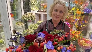 Осенние композиции с фруктами