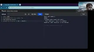 How to do Factorial numbers in python #programminglanguage #python #pythonprogramming #python