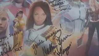 My "Zordon's Angels" Autograph Print from @PowerRangersPlayback