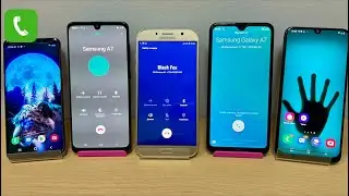 Incoming Call black Fox & Samsung Galaxy A50 & Not 2