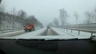 Snow ride Audi A4 B8