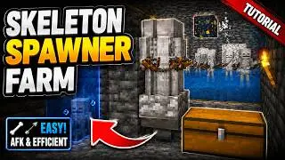 EASY 1.21 SKELETON SPAWNER FARM! (Infinite XP & Bones)