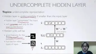 Neural networks [6.5] : Autoencoder - undercomplete vs. overcomplete hidden layer